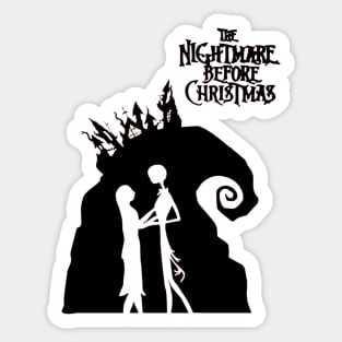 Nightmare Jack and Sally Sticker